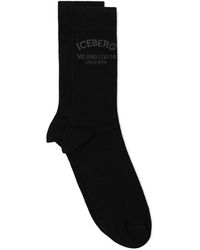 Iceberg - Cotton Sock With Piquet Logo - Lyst