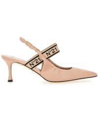 N°21 - Slingback Mit Logo - Lyst