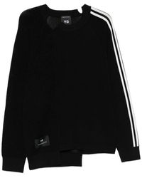 Y-3 - Logo Knit Sweater - Lyst