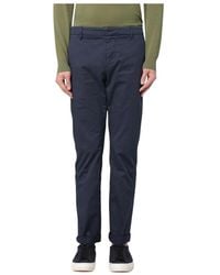 Dondup - Groene Slim Fit Casual Broek - Lyst