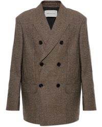 Ami Paris - Wol Blazer Met Dubbele Split - Lyst