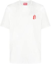 DIESEL - Graue t-shirts und polos kollektion - Lyst