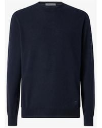 Corneliani - Trui Met Ronde Hals Van Zuivere Wol - Lyst