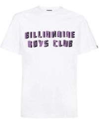 Billionaire - Bedrucktes Baumwoll-T-Shirt - Lyst