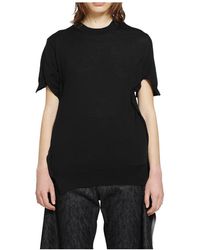 Junya Watanabe - Short-Sleeve Wool Sweater - Lyst