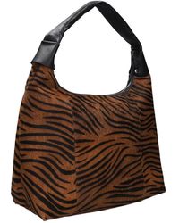 Nunoo - Tassen ,Bruin ,Big Dandy Schoudertas - Lyst