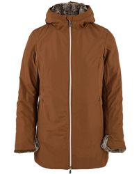 Suns - Jassen ,Bruin ,Polyester Marmolada Fur Jacket - Lyst