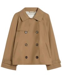 Max Mara - The Cube Short Waterproof Twill Gabardine - Lyst