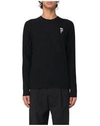 Karl Lagerfeld - Round-Neck Knitwear - Lyst