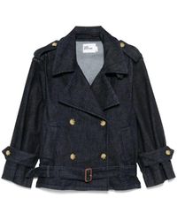 Self-Portrait - Denim Jackets - Lyst