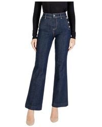 Guess - Wide Jeans - Lyst