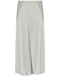 Max Mara - Elegante Satijnen Midi Rok Alessio - Lyst
