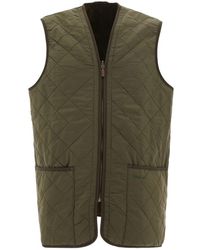 Barbour - Polarquilt Waistcoat/zip-in Liner Olive - Lyst
