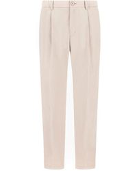 Herno - Broeken ,Katoen Cotton Feel Broek Met Trekkoord - Lyst