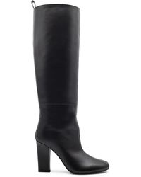 Gia Borghini - Schwarze Lederstiefel Sofia Stil - Lyst