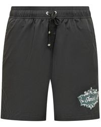 Amiri - Badmode ,Zwart ,Polyester Chateau Crest Zwembroek - Lyst
