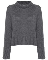 Lisa Yang - Jersey De Cachemira Con Cuello Alto Y Mangas Anchas, Mujer, Talla - Lyst