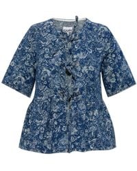 Ganni - Blouses - Lyst