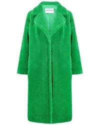 Stand Studio - Groene Casual Wollen Jas - Lyst