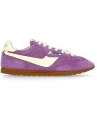 Autry - Schoenen ,Paars ,Suède Paarse Suède Sneakers Voor Vrouwen - Lyst