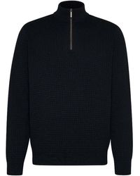 Bugatti - Blaue pullover - Lyst