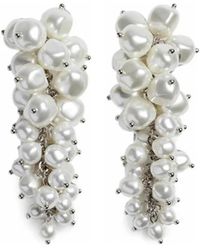 Simone Rocha - Perlen-Cluster-Tropfenohrringe - Lyst