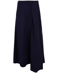 Aspesi - Rokken ,Blauw Skirt Ws 04 G461 - Lyst