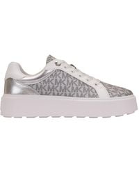 Michael Kors - Schoenen ,Grijs ,Leer Sneakers - Lyst