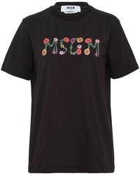 MSGM - T-Shirts - Lyst