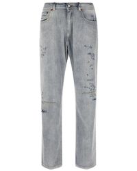 MM6 by Maison Margiela - Straight Jeans - Lyst