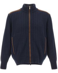 Paul & Shark - Wol En Kasjmier Ritsvest - Lyst