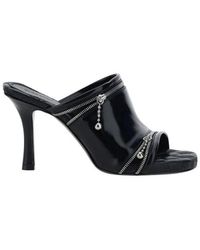 Burberry - Heeled Mules - Lyst