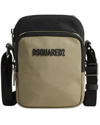 DSquared² - Umhängetasche mit reißverschluss und logo-tasche - Lyst