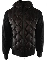 Peuterey - Jassen ,Zwart ,Leer Koons Bomber Jacket - Lyst
