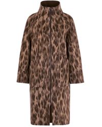 Marc Cain - Omkeerbare Wollen Jas - Lyst