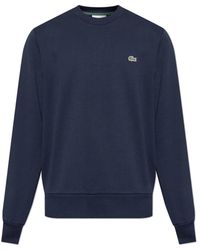 Lacoste - Hoodies & Sweatvesten ,Zwart ,Katoen Sweatshirts & Hoodies - Lyst