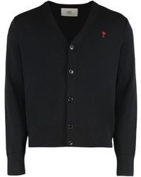 Ami Paris - De Coeur Cardigan - Lyst