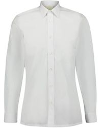 Givenchy - Klassiek Wit Katoenen Overhemd - Lyst