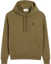 Ami Paris - Hoodies & Sweatvesten ,Bruin ,Katoen Hoodie Ami De Cœur - Lyst