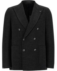 Tagliatore - Jassen ,Grijs ,Wol Montecarlo Blazer - Lyst