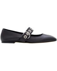 Aeyde - Uma Ballerinas Mit Ösen - Lyst