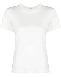 The Row - Magliette in cotone bianco con girocollo - Lyst