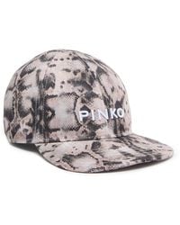 Pinko - Accessoires ,Veelkleurig ,Katoen Busseto Baseball Cap - Lyst