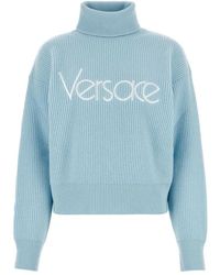 Versace - Knitwear > turtlenecks - Lyst