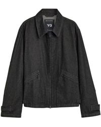 Y-3 - Denim Blouson Jacket - Lyst