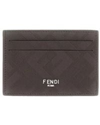 Fendi - Shadow Slim Card Holder - Lyst