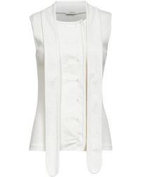 Lemaire - Asymmetrische Fitted Top - Lyst