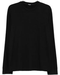 DSquared² - Truien & Vesten ,Zwart ,Zwart Crew Neck Lange Mouwen Ondergoed - Lyst