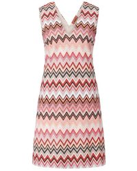 Missoni - Chevronpatroon Minijurk - Lyst
