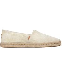 TOMS - Rope 2.0 loafers en crema - Lyst